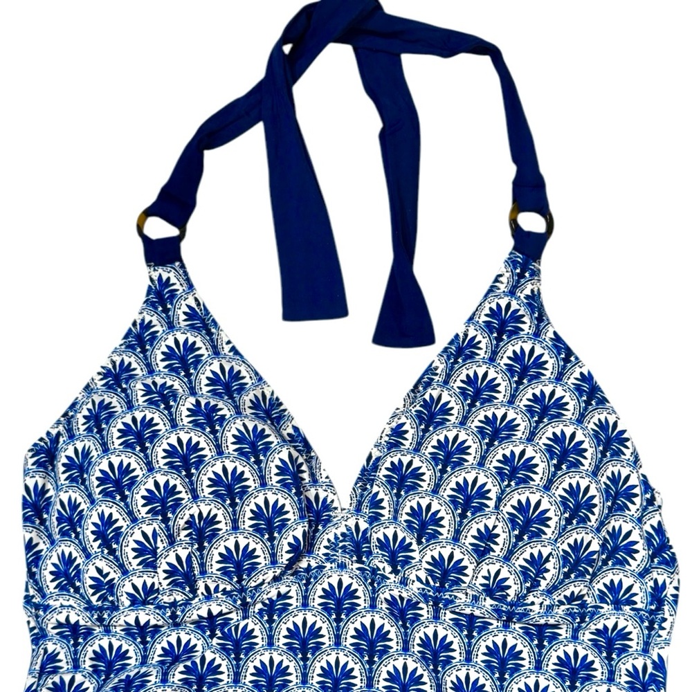 Tommy Bahama Playa Brava Reversible Ring Front Halter Tankini - Picture 7 of 16